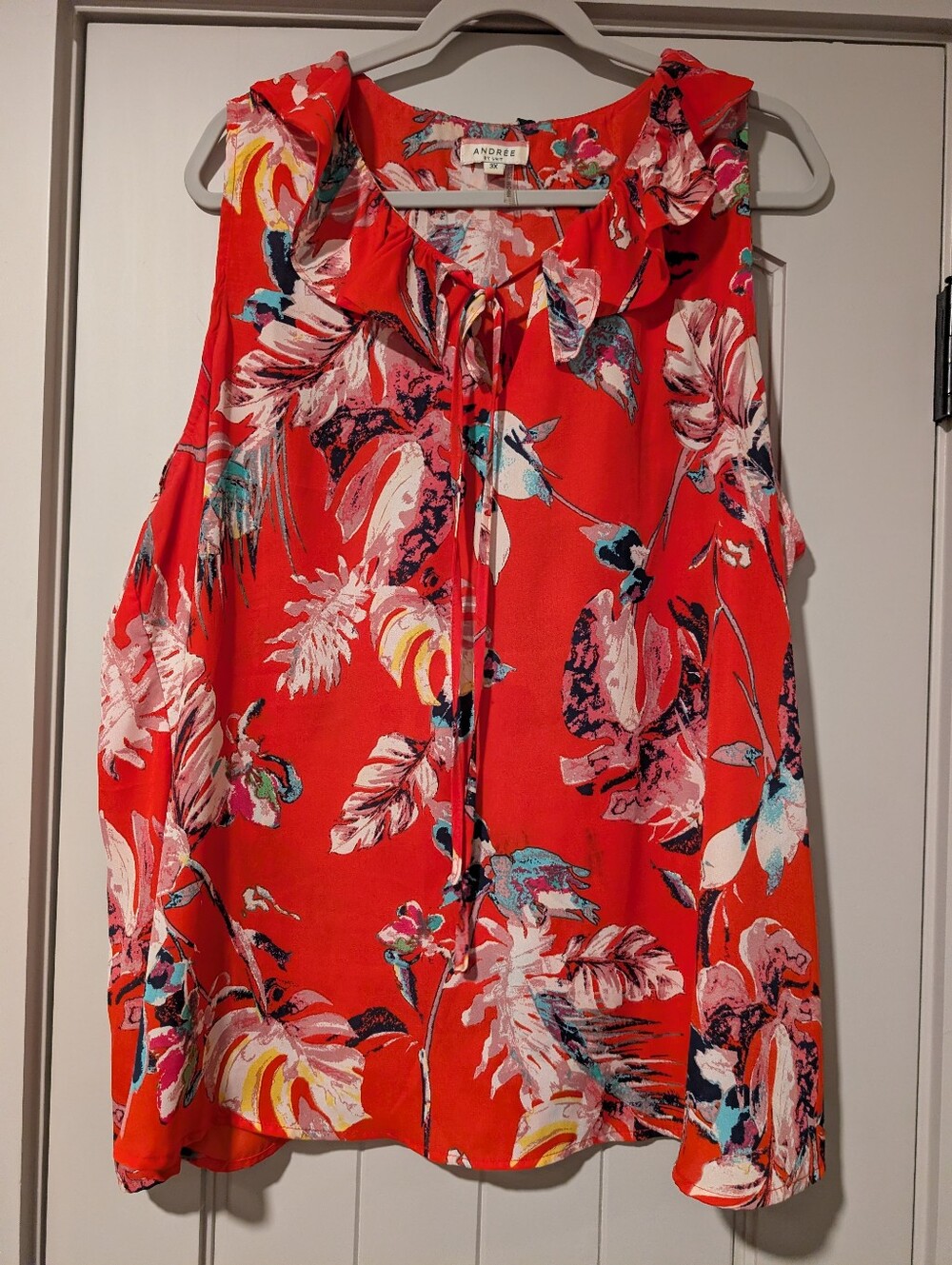 Floral Orange Tank